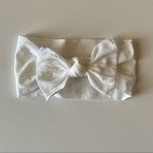 White Bow Headband